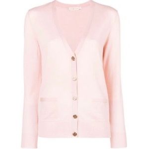 Tory Burch Madeline Cardigan - Coastal Pink